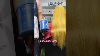 Hair transformation with LOURICH Professional series products [upl. by Klusek]