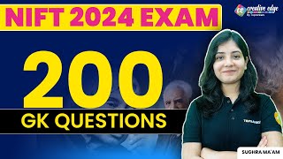 NIFT 2024 Exam Preparation  200 GK Important Questions for NIFT  CreativeEdge [upl. by Onaled]