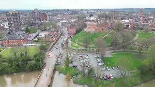 Drone Flight  Tamworth Castle Grounds  Staffordshire 31st March 2024 [upl. by Ringe]