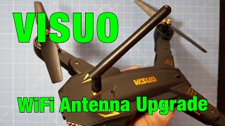 Visuo XS809 WiFi Antenna Upgrade Mod [upl. by Tiphane]