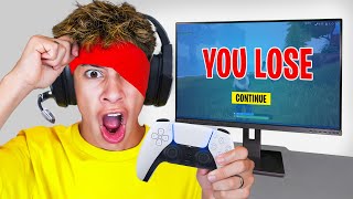 I Played Fortnite BLINDFOLDED [upl. by Melodie]