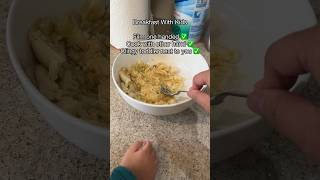 multitasking with a toddler  making breakfast with a toddler [upl. by Aina]