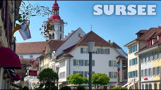 Sursee Switzerland  Walking Tour 4K HDR Dolby Vision [upl. by Lananna823]