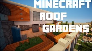 Minecraft Roof Top Gardens  Creative Ideas [upl. by Borroff]