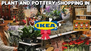 Plant and pottery shopping in IKEA  HAUL [upl. by Nertie]