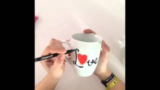 DIYTutorial crea tus propias tazas personalizadas [upl. by Ateloj]