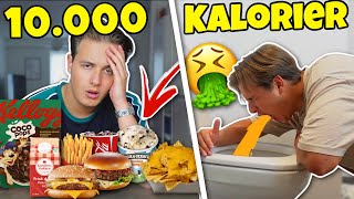 Kan vi spise 20000 Kalorier  10000 kalorie Challenge [upl. by Ameline]