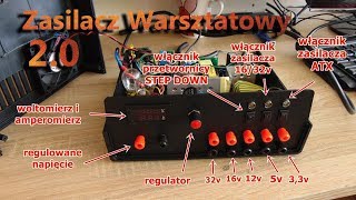 Zasilacz Warsztatowy ATX 20 Saper Elektrozłomiarz [upl. by Genia]