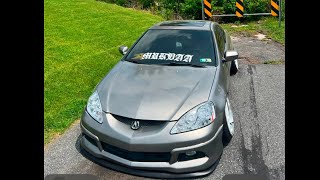 STATIC ACURA RSX GETS SWIFT SPRINGS AND MORE CAMBER‼️‼️ [upl. by Brigitta]