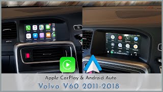 Volvo V60  Apple CarPlay amp Android auto Integration with Touch panel overlay [upl. by Mannuela]