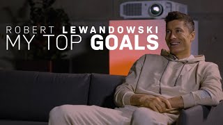 Robert Lewandowski  My top goals [upl. by Nnylirret240]