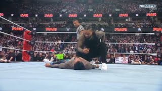 Jey Uso Vs Gunther Parte 3  WWE RAW 19 de Febrero 2024 Español [upl. by Eneg]