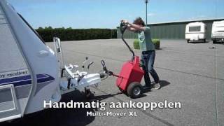 Elektrotrekker Vmove XL handmatig aankoppelen  Electric Tow Tug Vmove XL  Verhagen Leiden [upl. by Kaufmann21]