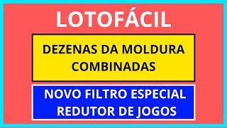 🔵 Lotofácil  Moldura Combinada 100 [upl. by Orren763]