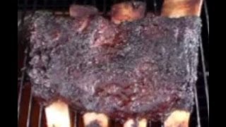 Smoked BBQ Beef Short Ribs quotTexas Stylequot [upl. by Ayital]