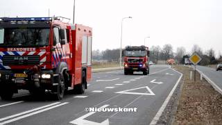 Grote bosbrand Laag Soeren 17 spoed voertuigen [upl. by Mal]