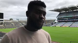 Westmeath footballer Boidu Sayeh talks to GAAie about National Inclusion Fitness Day [upl. by Etnaihc]