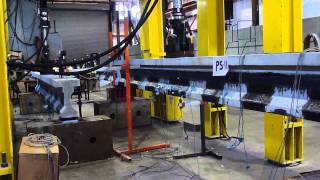 Fatigue Testing of Bridge Beams 12 scale ElSafty amp Graeff at FDOT [upl. by Sonnnie28]