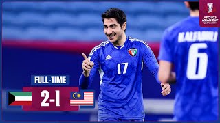 Full Match  AFC U23 Asian Cup Qatar 2024™  Group D  Kuwait vs Malaysia [upl. by Ahto]