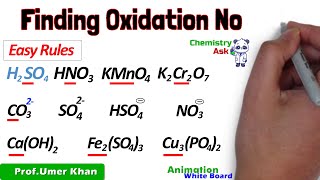 Finding Oxidation No  Neutral and Ionic Species  Chemistry ask [upl. by Odlavso]