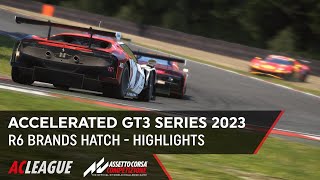 ACCelerated GT3 Series 23 Race 6 Brands Hatch  Highlights  Assetto Corsa Competizione [upl. by Falcone]