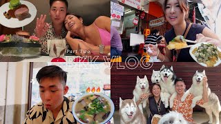 travel vlog  bangkok local eats cafe hopping husky heaven ✨ [upl. by Ajoop877]