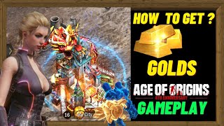 How to Get quotGoldsquot  Age of Origins  quotAge of Originsquot Gameplay Zombies Wars Building City 2023 [upl. by Lamahj]