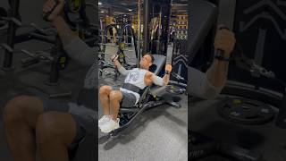 Incline cable fly  aj fitness motivation dubai workout incline [upl. by Idola474]