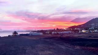 Sunsets over Playa Blanca Lanzarote [upl. by Arianne805]