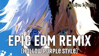 Malevolent Shrine Jujutsu Kaisen Season 2  Hollow Purple Style [upl. by Panchito]