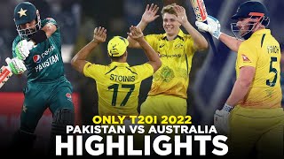 Full Highlights  Pakistan vs Australia  Only T20I 2022  PCB  MM2A  PAKvAUS  SportsCentral [upl. by Zaid365]