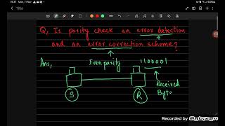 Parity check error detection or error correction [upl. by Rizzi]