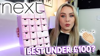 BEST UNDER £100 ✨ NEXT 25 DAYS OF BEAUTY ADVENT CALENDAR 2024 UNBOXING 💗  MISS BOUX [upl. by Healion]