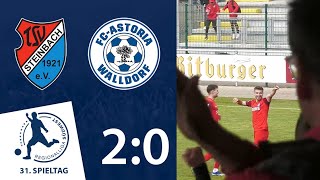 Big Points für Steinbach  TSV Steinbach Haiger  FCAstoria Walldorf  31 Spieltag RLSW [upl. by Brendon]