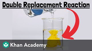 Double replacement reactions  Chemistry  Khan Academy [upl. by Merola]