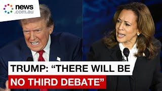 Trump refuses another presidential debate with Kamala Harris [upl. by Sad]