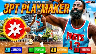 MY REBIRTH JAMES HARDEN BUILD is GAME BREAKING NBA 2K22 BEST 3PT PLAYMAKER CURRENT GEN amp NEXT GEN [upl. by Ahcsim783]