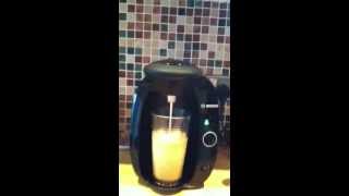 How to make a latte with Tassimo T20 Coffee Machine [upl. by Endor122]