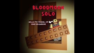 Roblox Residence Massacre Bloodmoon walkthrough solo [upl. by Nivac]