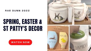 Rae Dunn finds and new releases for 2022 Spring Easter St Patricks day and Rae Dunn clearance [upl. by Alegnaoj409]