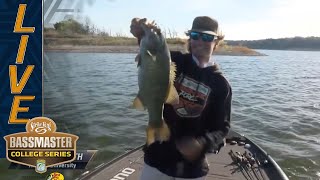 COLLEGE BRACKET Tucker Smith boats a big one 48 smallmouth [upl. by Guinna]