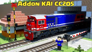 Addon Kereta Api Indonesia Terbaru CC205 di MCPE [upl. by Wolbrom22]