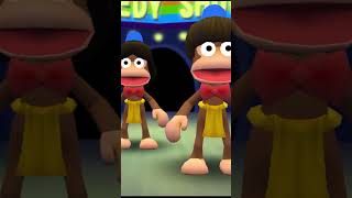 Big Booba Monkeys In Ape Escape apeescape shorts gaming [upl. by Rimisac]