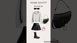 Your name your outfit ❤️ ❤️ WillowWilla liketoclaim fashion loveyouall fyp subscribe [upl. by Ehtyaf440]