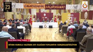 14 Haziran 2023 Galatasaray Divan Kurulu Toplantısı [upl. by Kolb198]