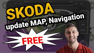 How to update for free Skoda For all Skoda Models Maps  GPS Navigation Software [upl. by Eneleoj]