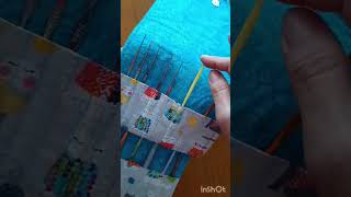 Tutotial  Como hacer 1 estuche para agujas de crochet o ganchillo tutorialesdecostura coser [upl. by Ocnarf196]