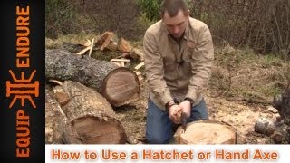 How to Use a Hatchet or Hand Axe Skill Training [upl. by Noni823]