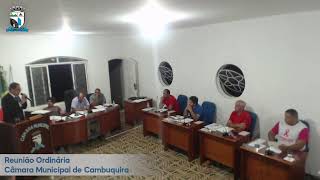 Transmissão da Reunião Ordinária da Câmara Municipal de Cambuquira  18122023 [upl. by Bergess]