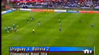 Eliminatorias Uruguay 4  Bolivia 2 07102011 [upl. by Yank]